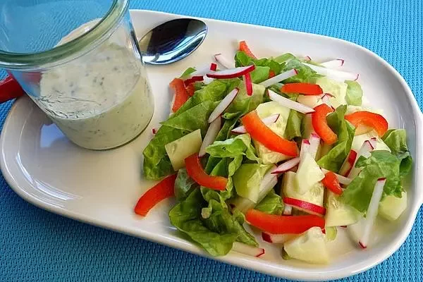 Salatsoße auf Vorrat, schnell und lang haltbar!