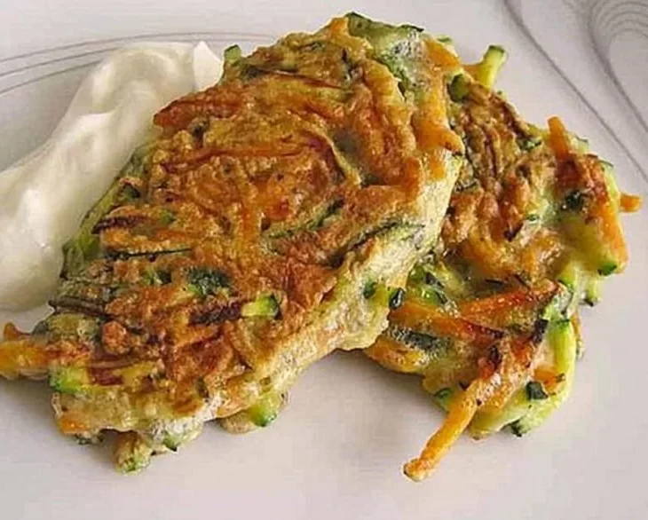 Schnelle Zuchinipuffer
