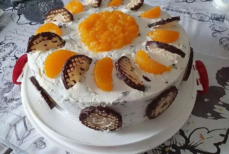 Schokokuss Mandarinen Torte