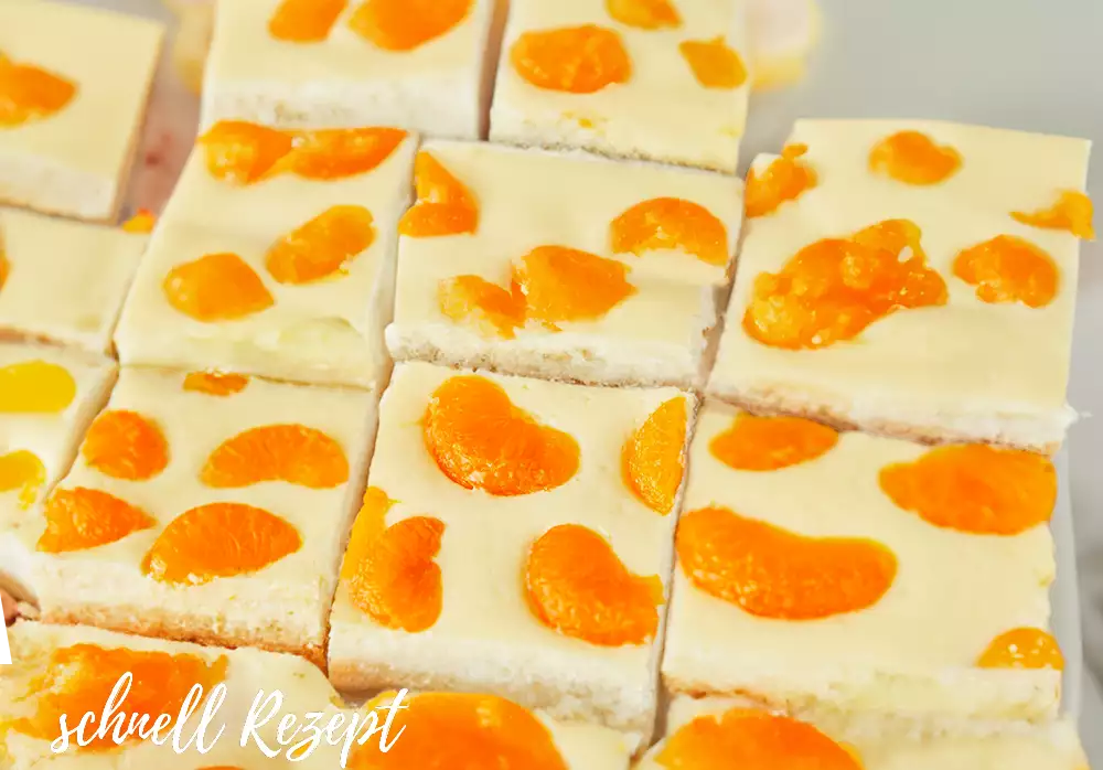 Mandarinen-Käse-Kuchen: Ein Gaumenschmaus