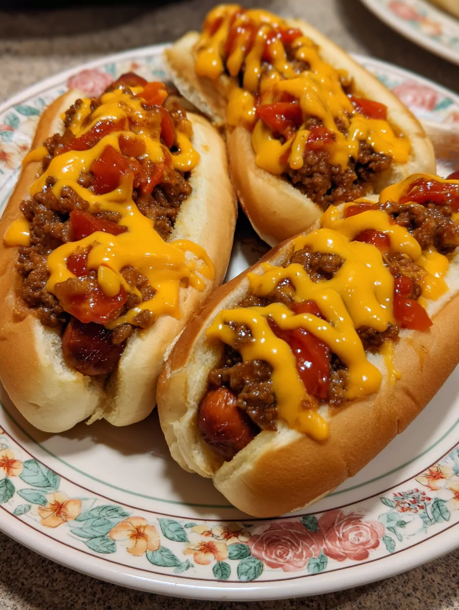 Mouthwatering Cheesy Rotel Dogs