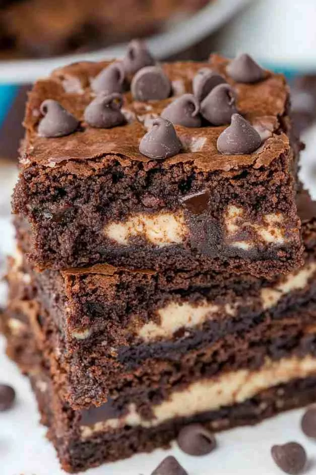 Fudge Cheesecake Brownies