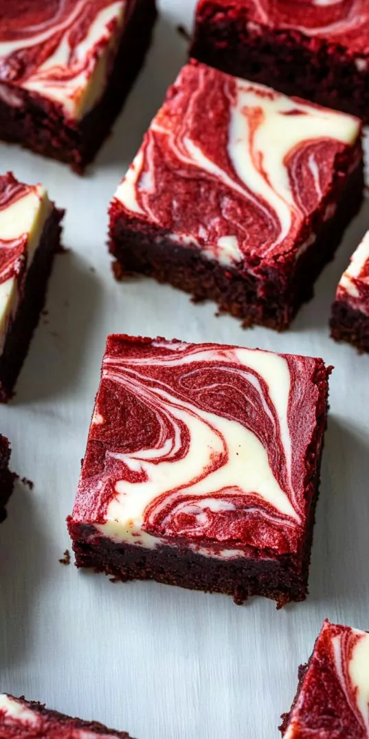 Red Velvet Cheesecake Brownies