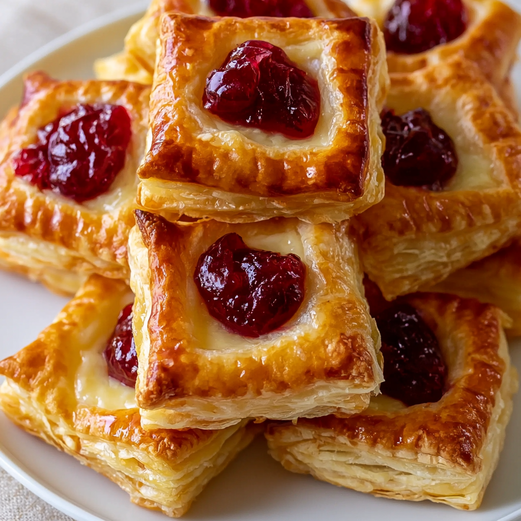 3 Ingredient Cranberry Brie Bites