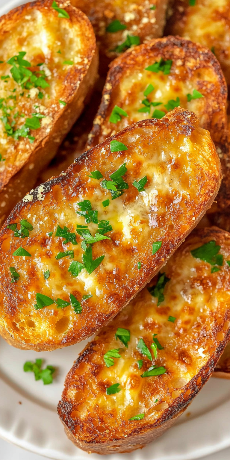 Air Fryer Garlic Bread Recipe