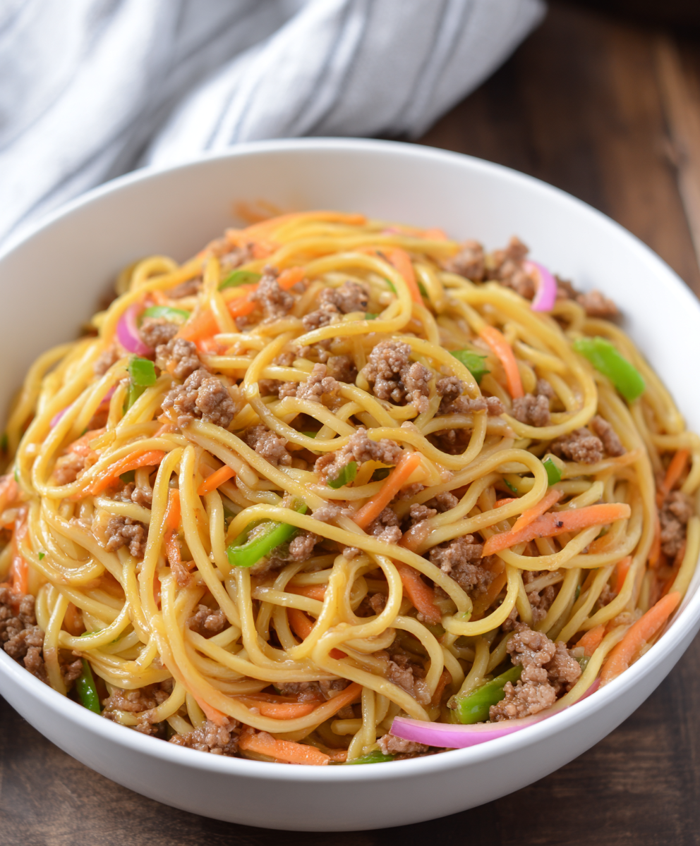Beef Lo Mein Noodles