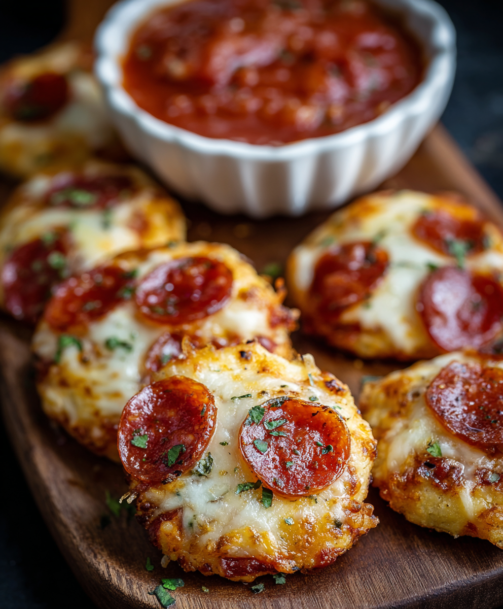 Cheesy Pepperoni Snack Bites
