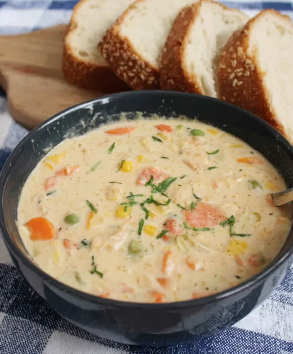 Creamy Mixed Vegetable Bowl