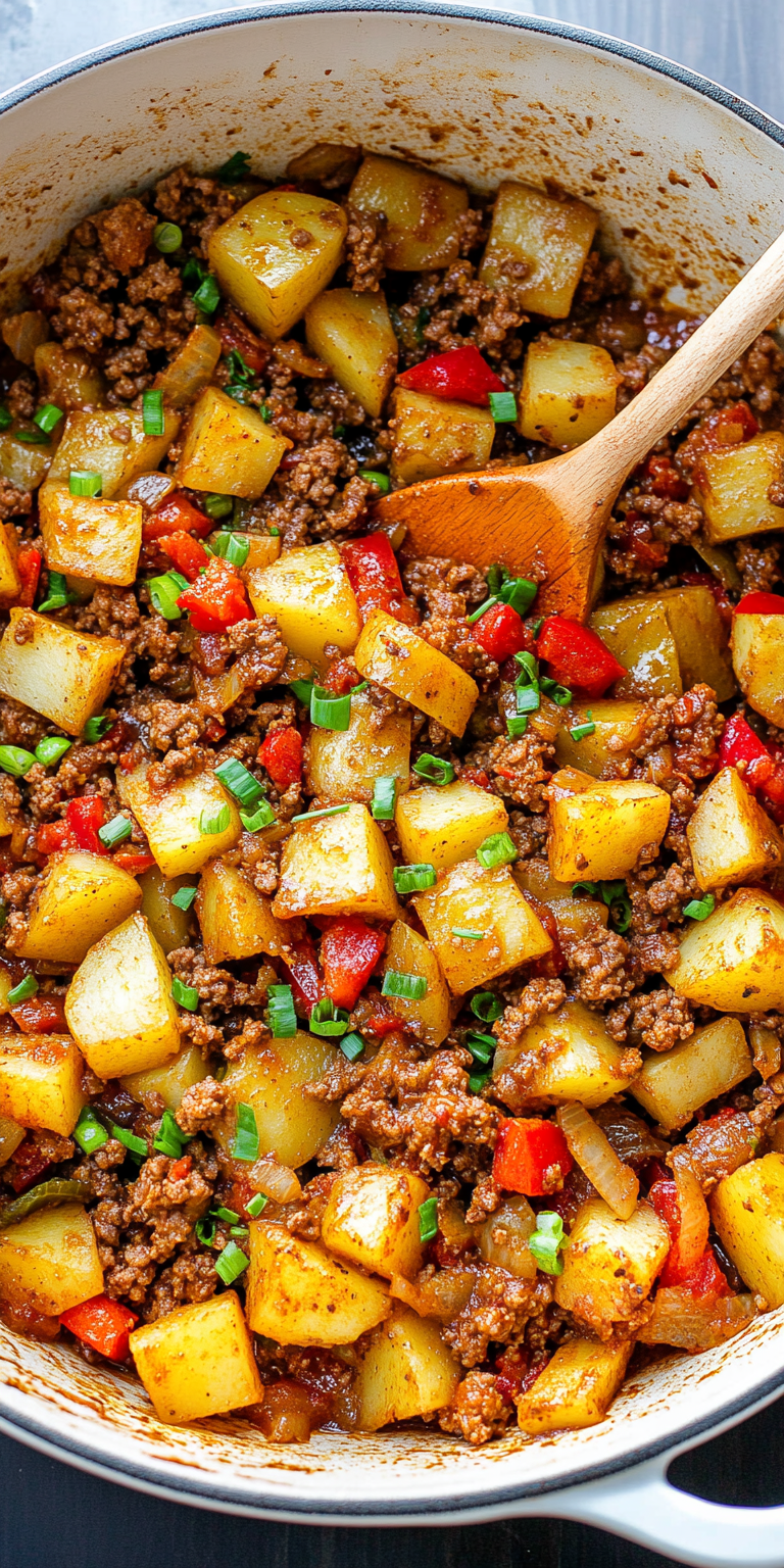 Beef and Potatoes Skillet