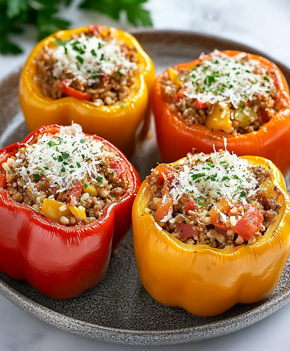 Italian Stuffed Peppers Recipe