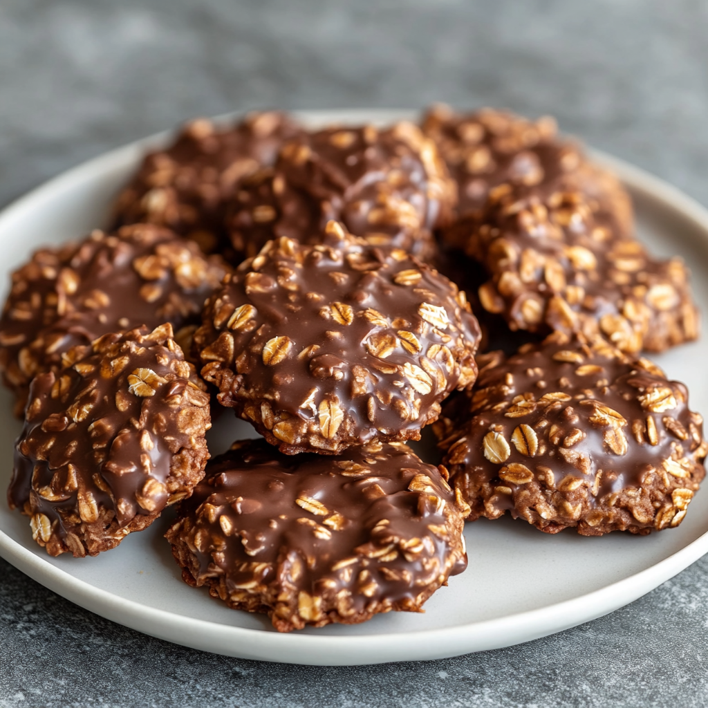 No Bake Chocolate Oatmeal Cookies Recipe