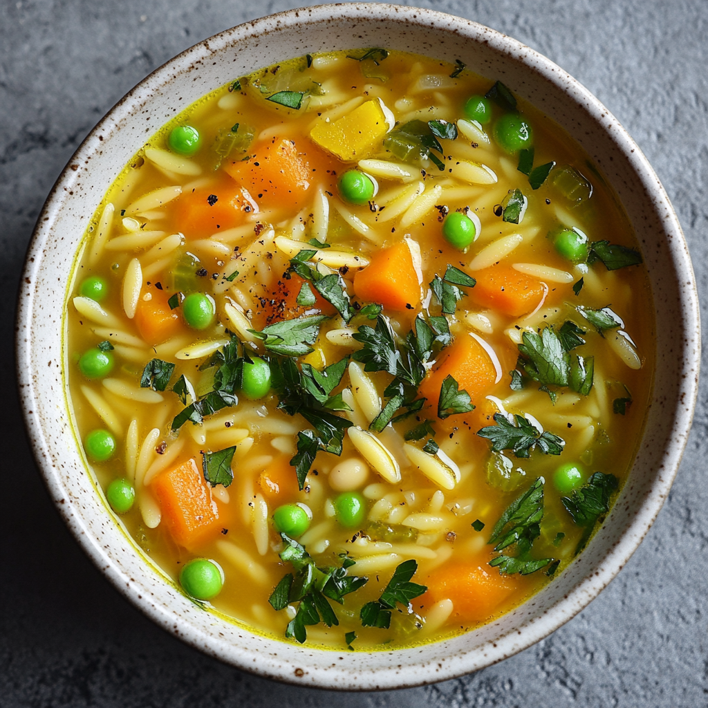 Orzo Lemon Soup Recipe