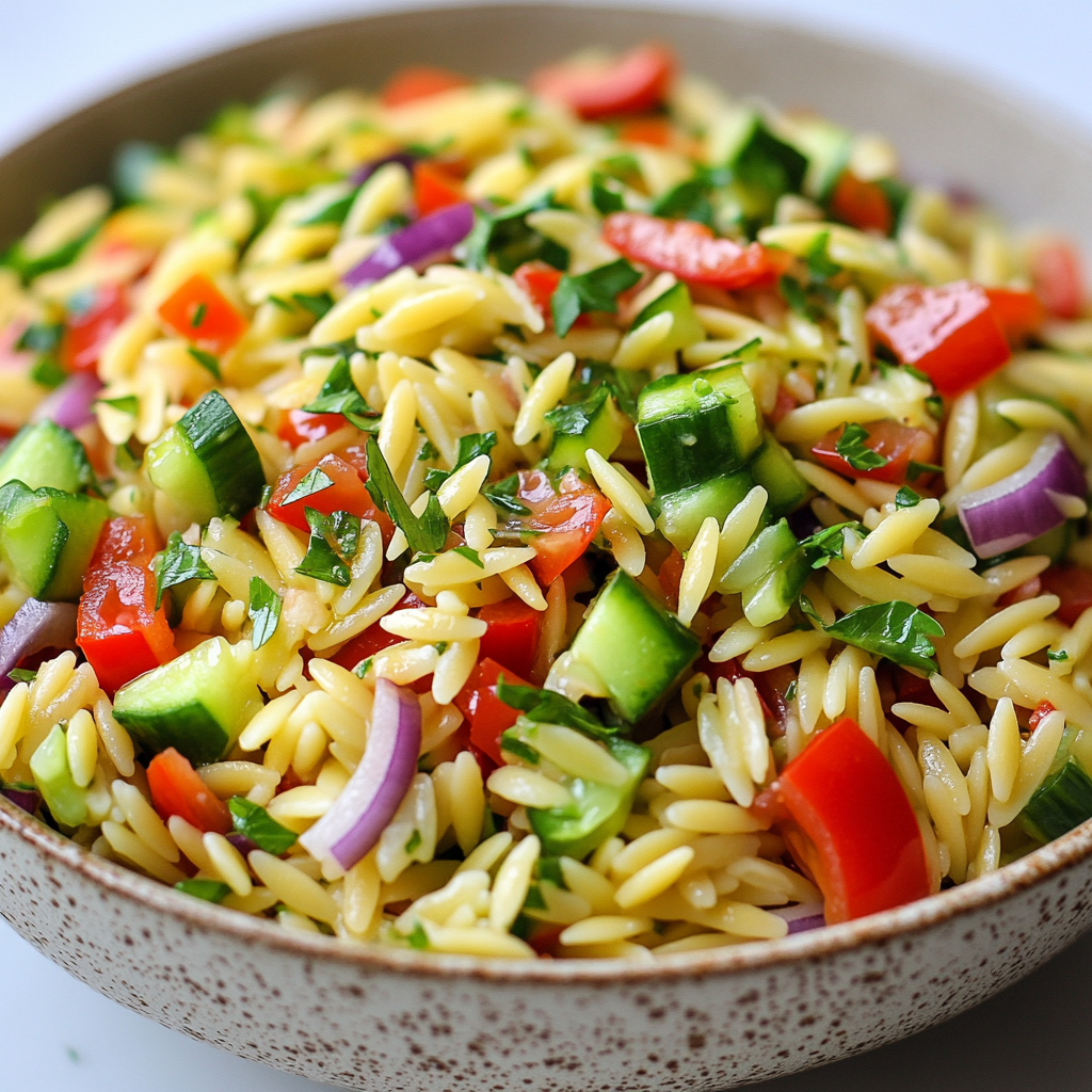 Orzo Pasta Salad Recipe