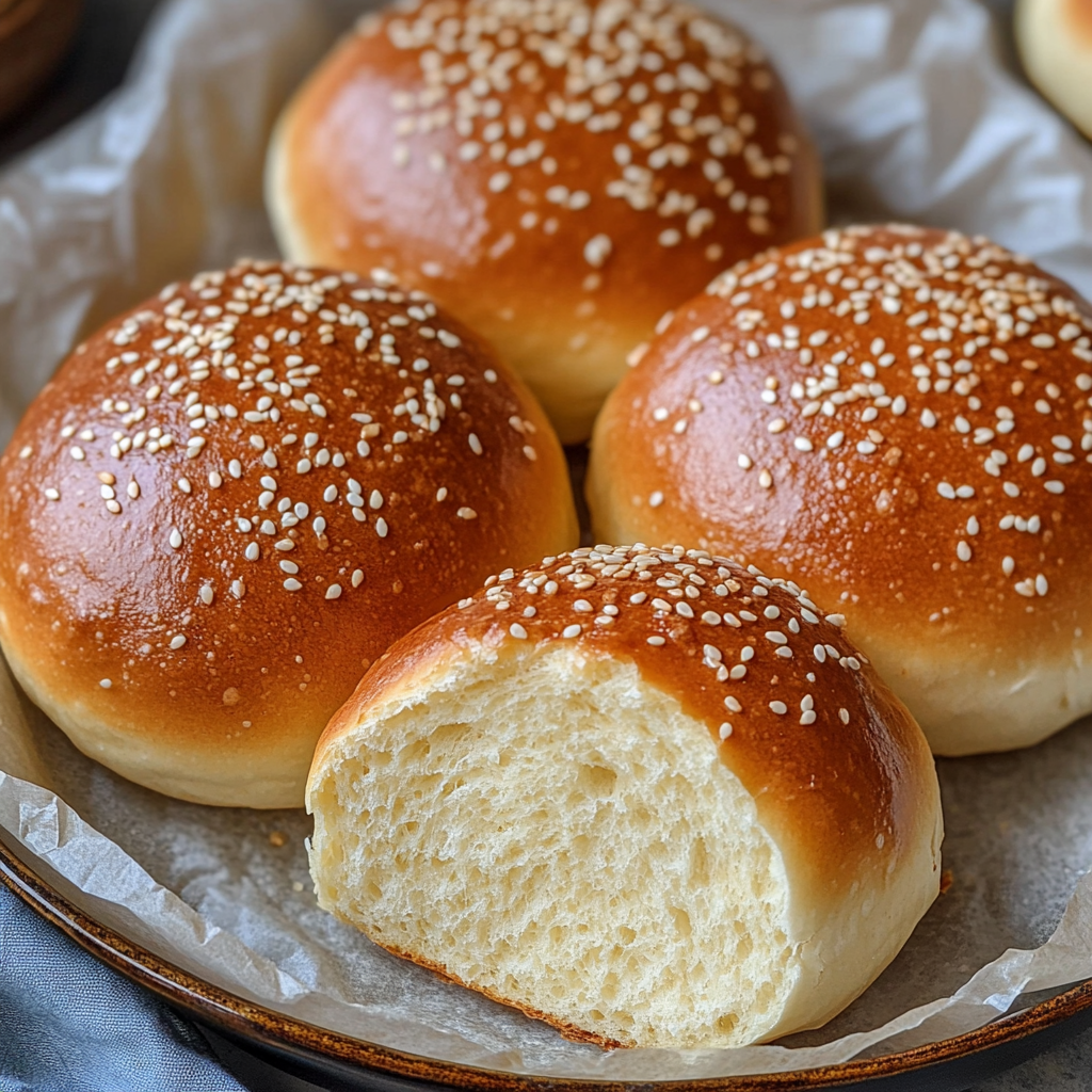Sourdough Burger Buns Recipe