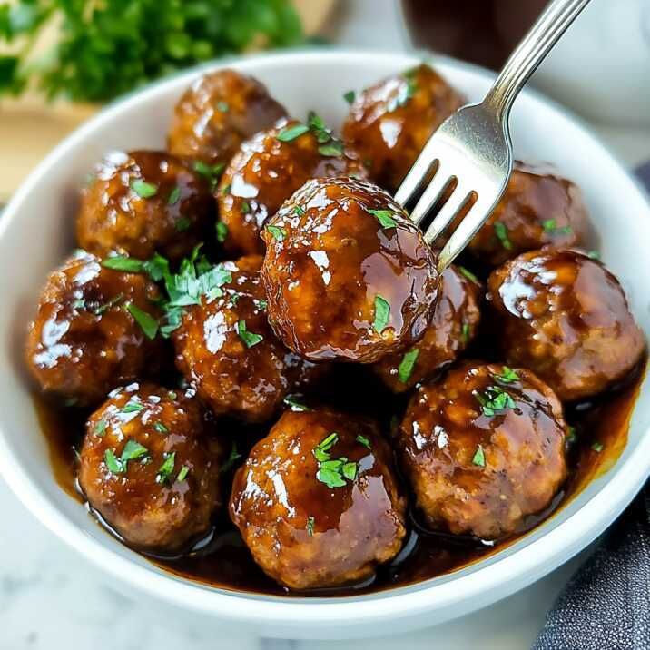 Sweat and sour meatballs