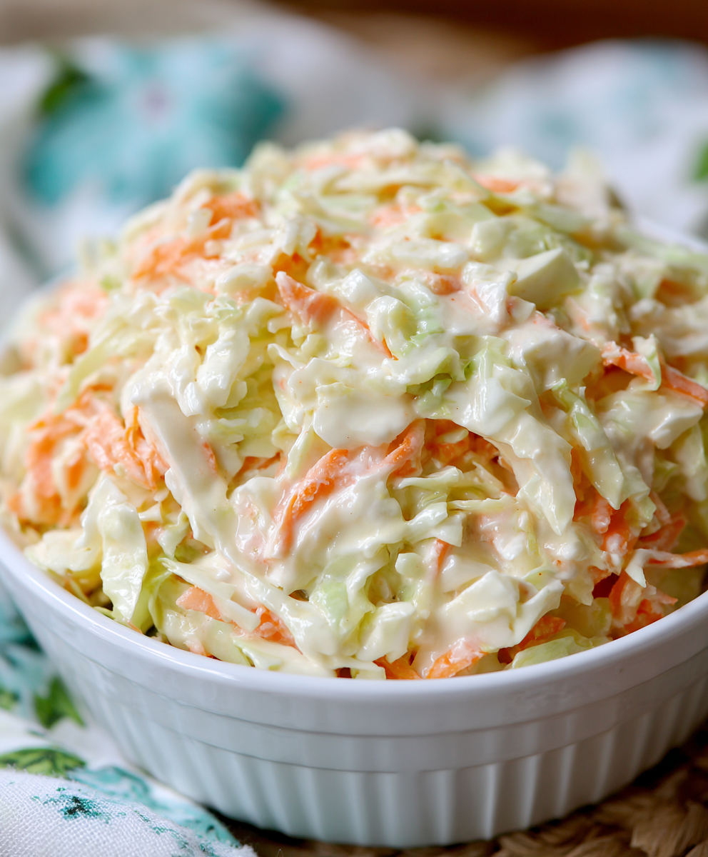 Tangy Cream Coleslaw Copycat