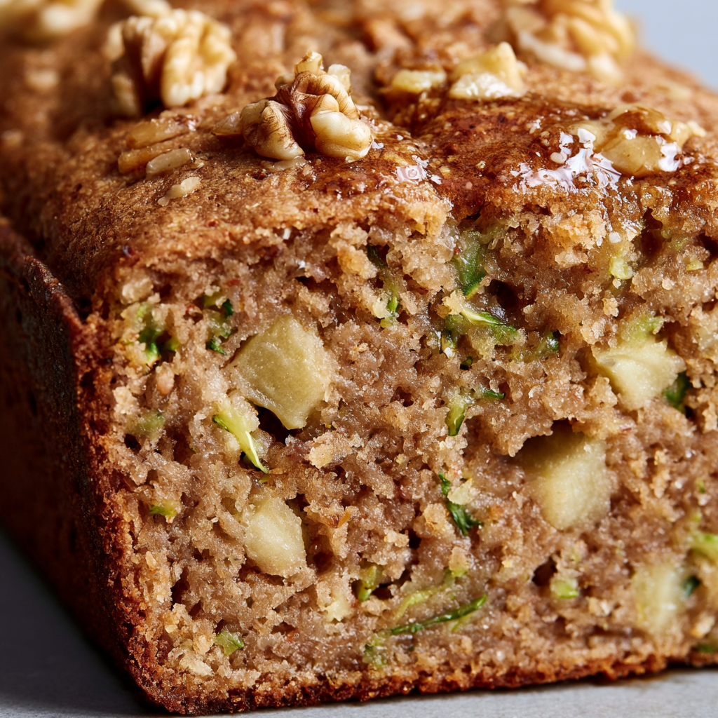 Apple Zucchini Bread with Walnuts