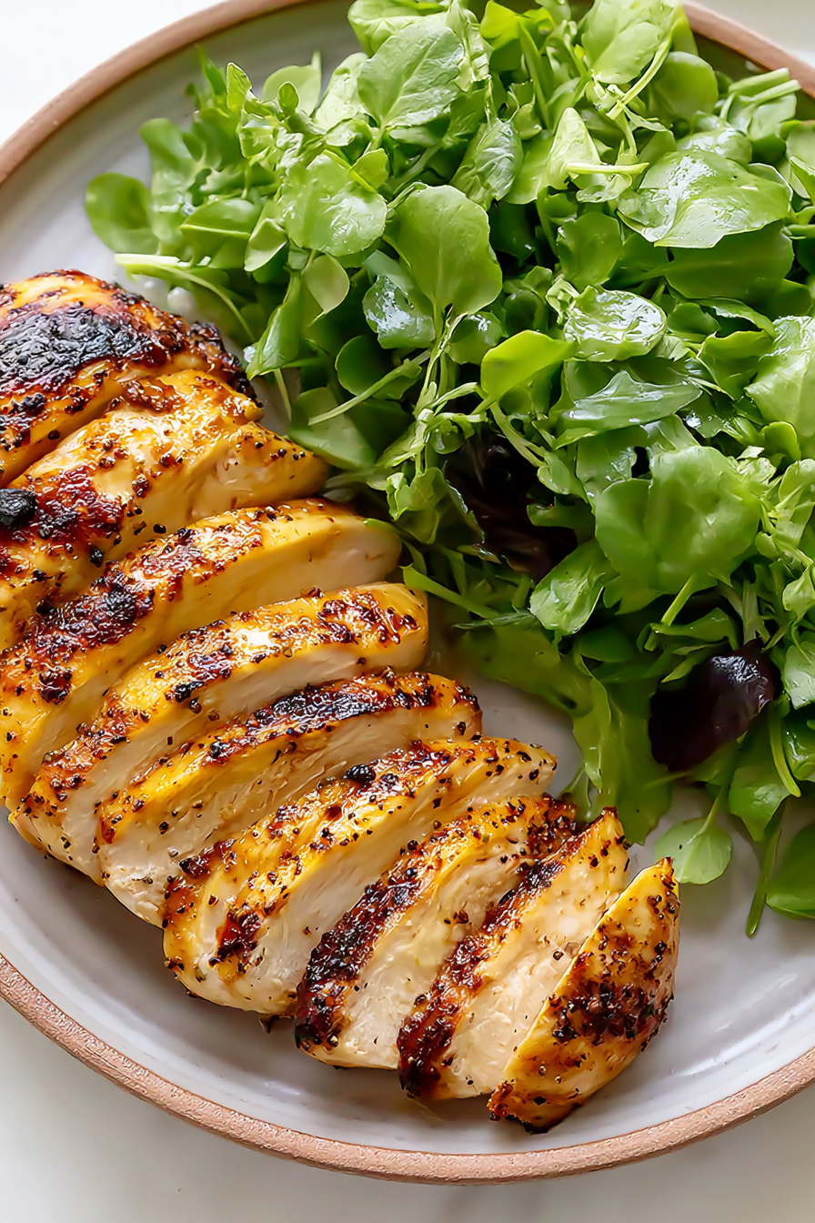 Grilled Balsamic Chicken with Garlic
