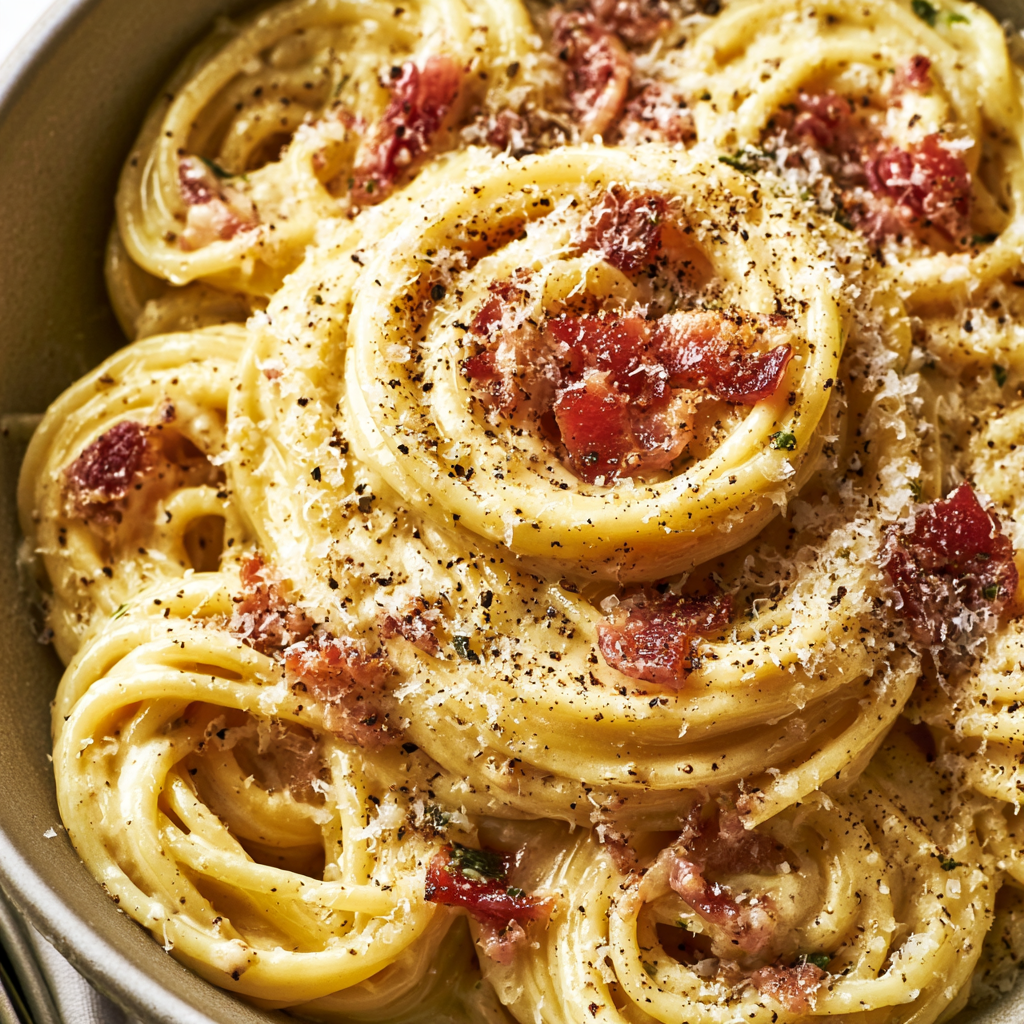 Creamy Bacon Spaghetti Carbonara
