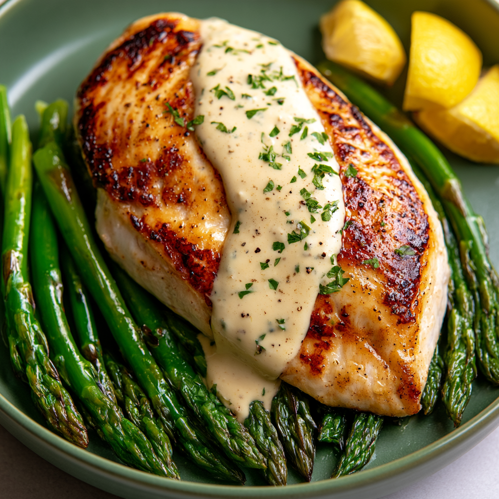 Chicken Breast with Asparagus
