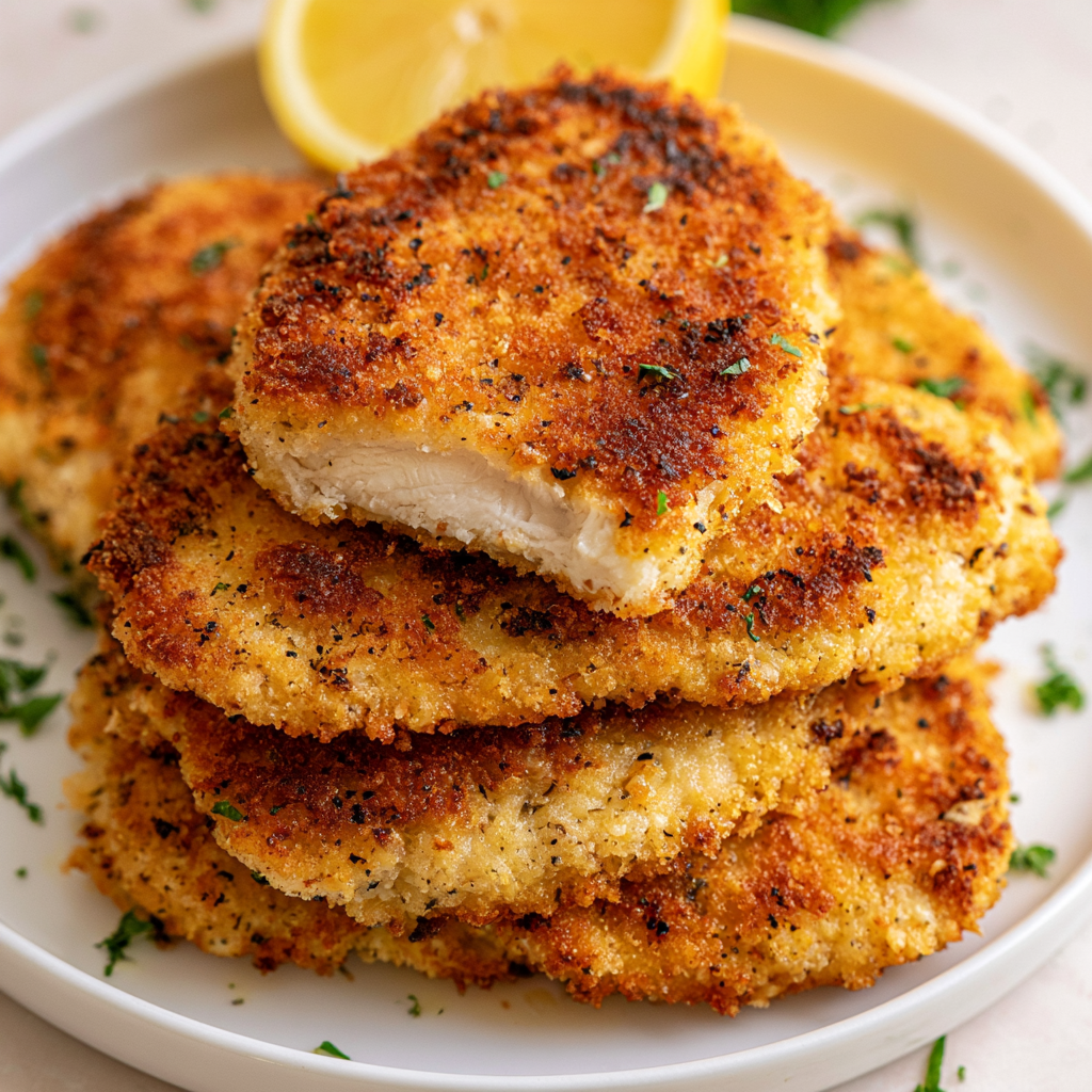 Italian Bread Crumb Chicken Breast