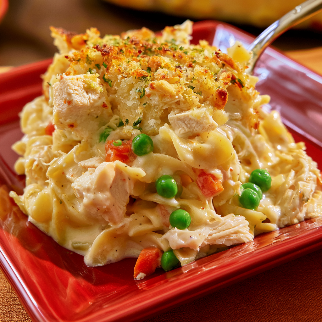 Creamy Chicken Noodle Casserole