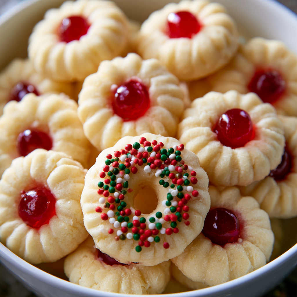 Christmas Cookie Press Butter Cookies