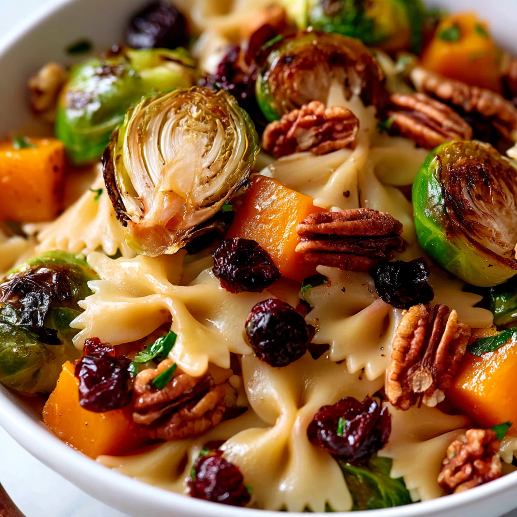 Cinnamon Butternut Squash Pasta Salad