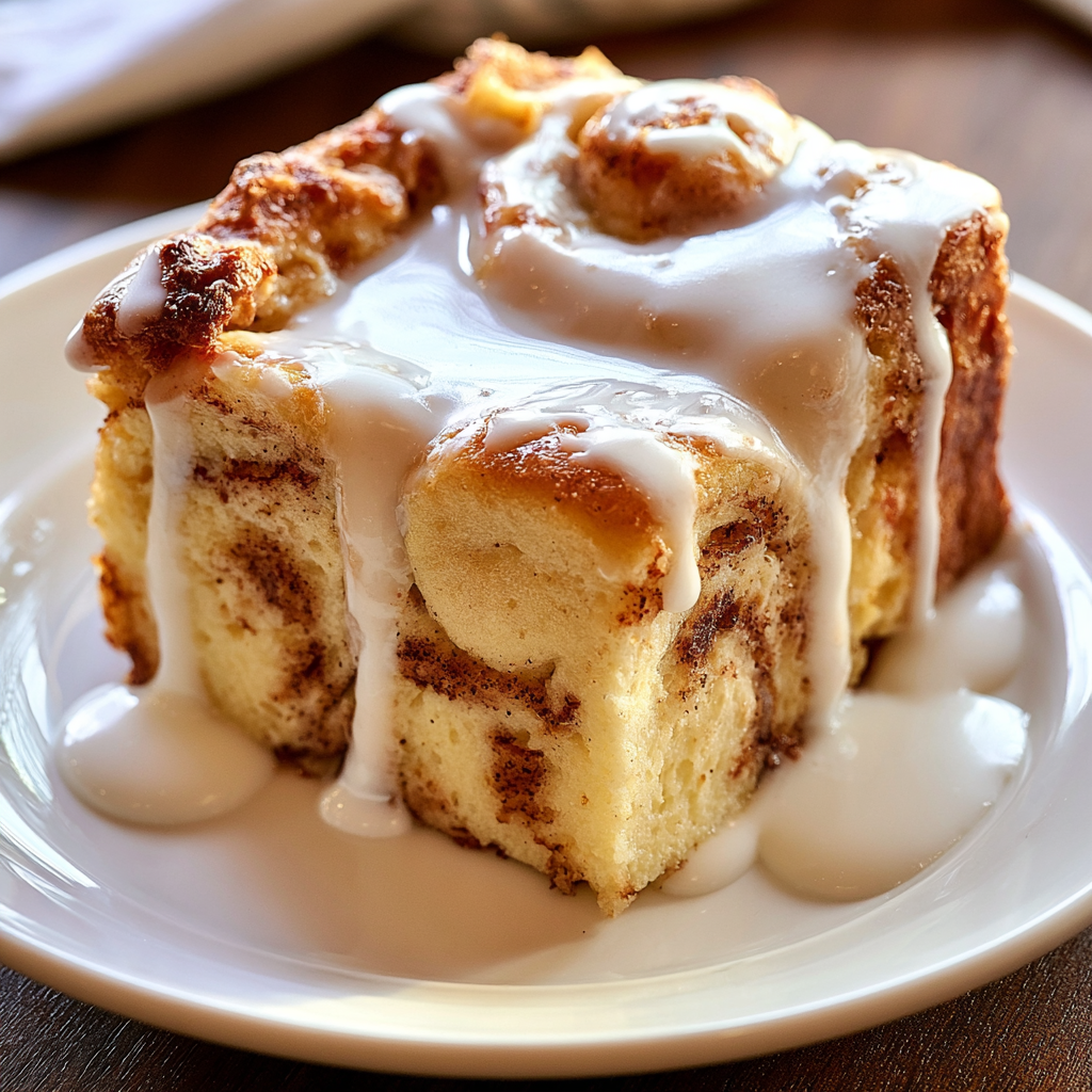 Cinnamon Roll French Toast Casserole