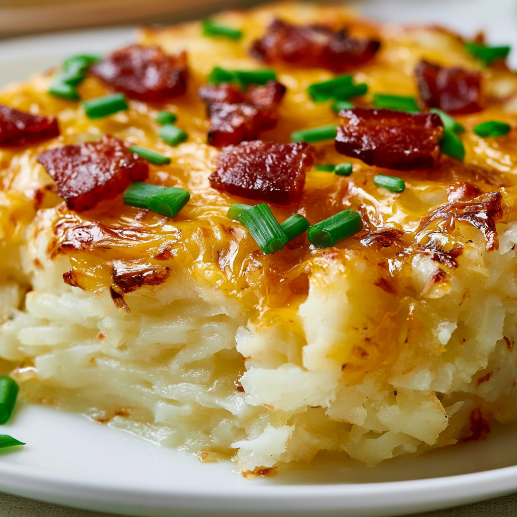 Cottage Cheese Hashbrown Casserole