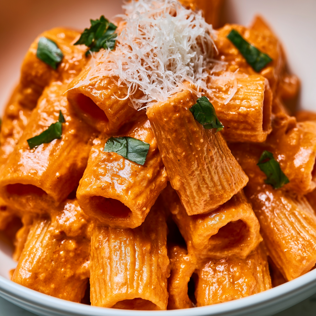 Creamy Vodka Pasta with Cottage Cheese