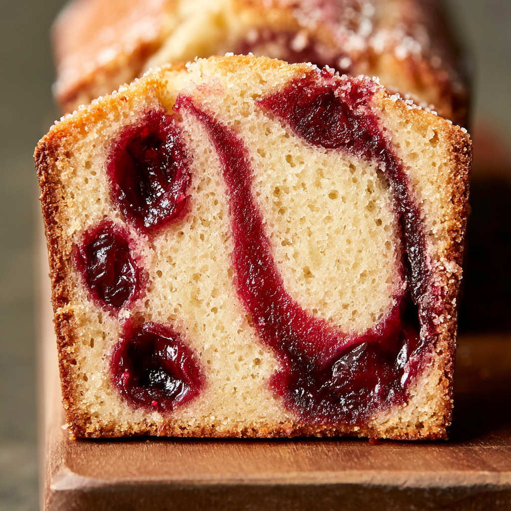 Cranberry Sauce Pound Cake