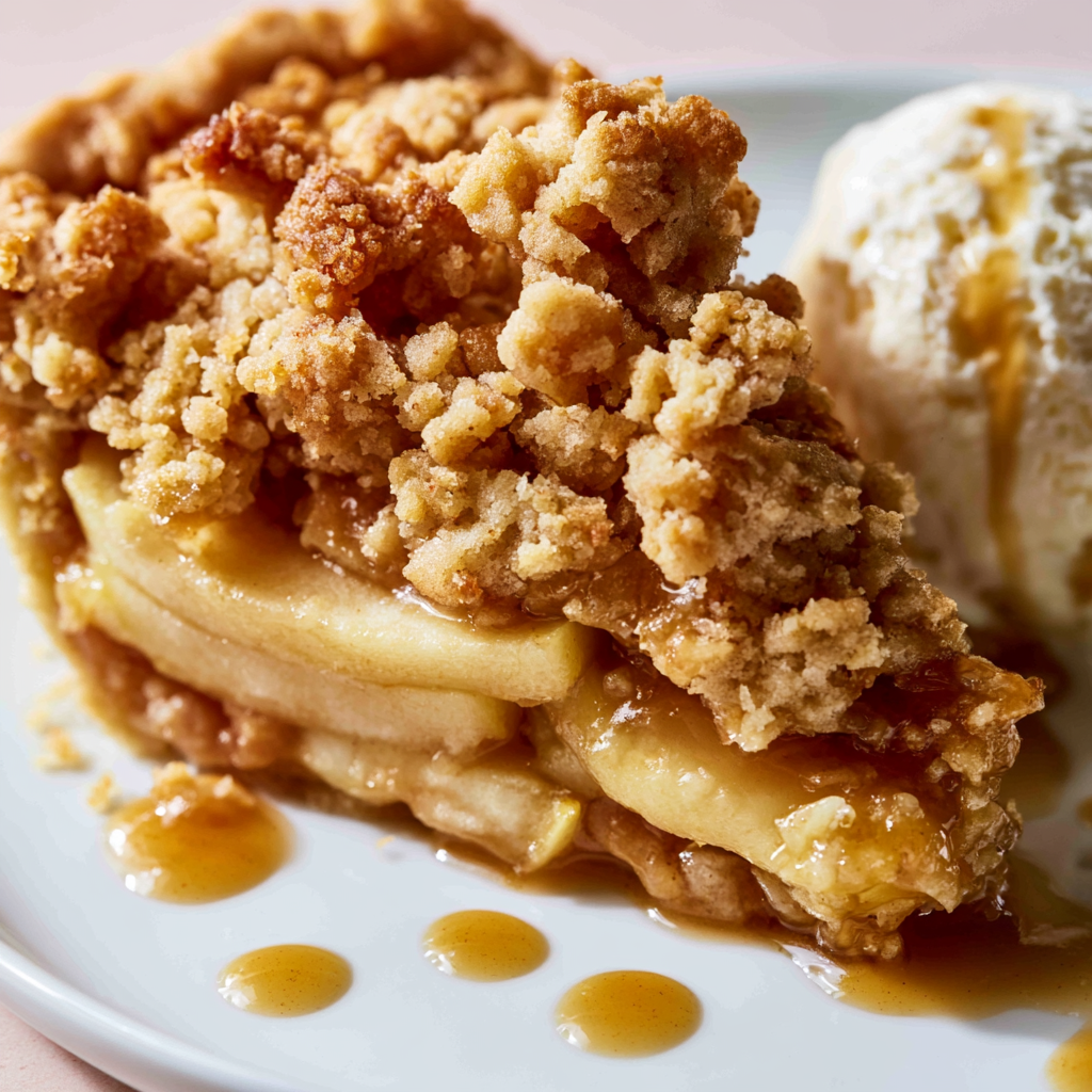 Dutch Apple Pie with Crumble