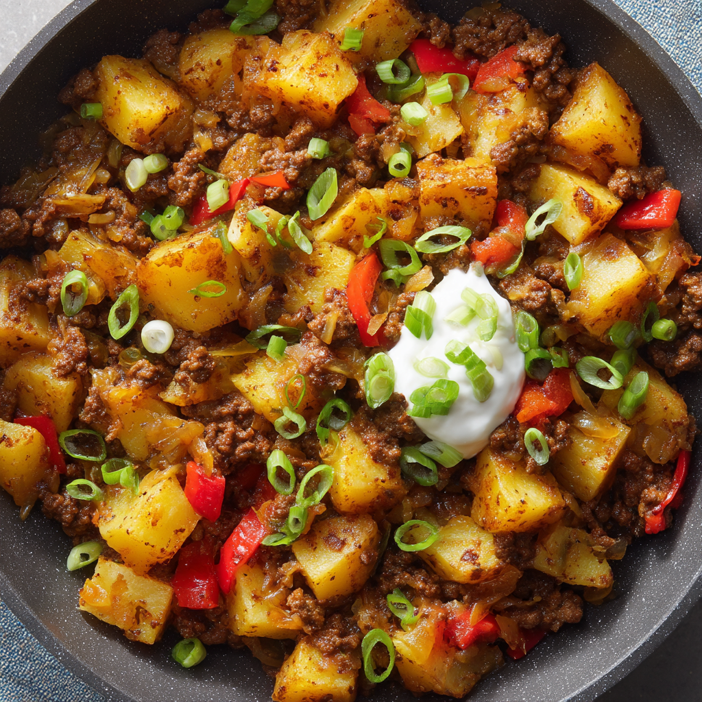 hearty Ground Beef and Potatoes