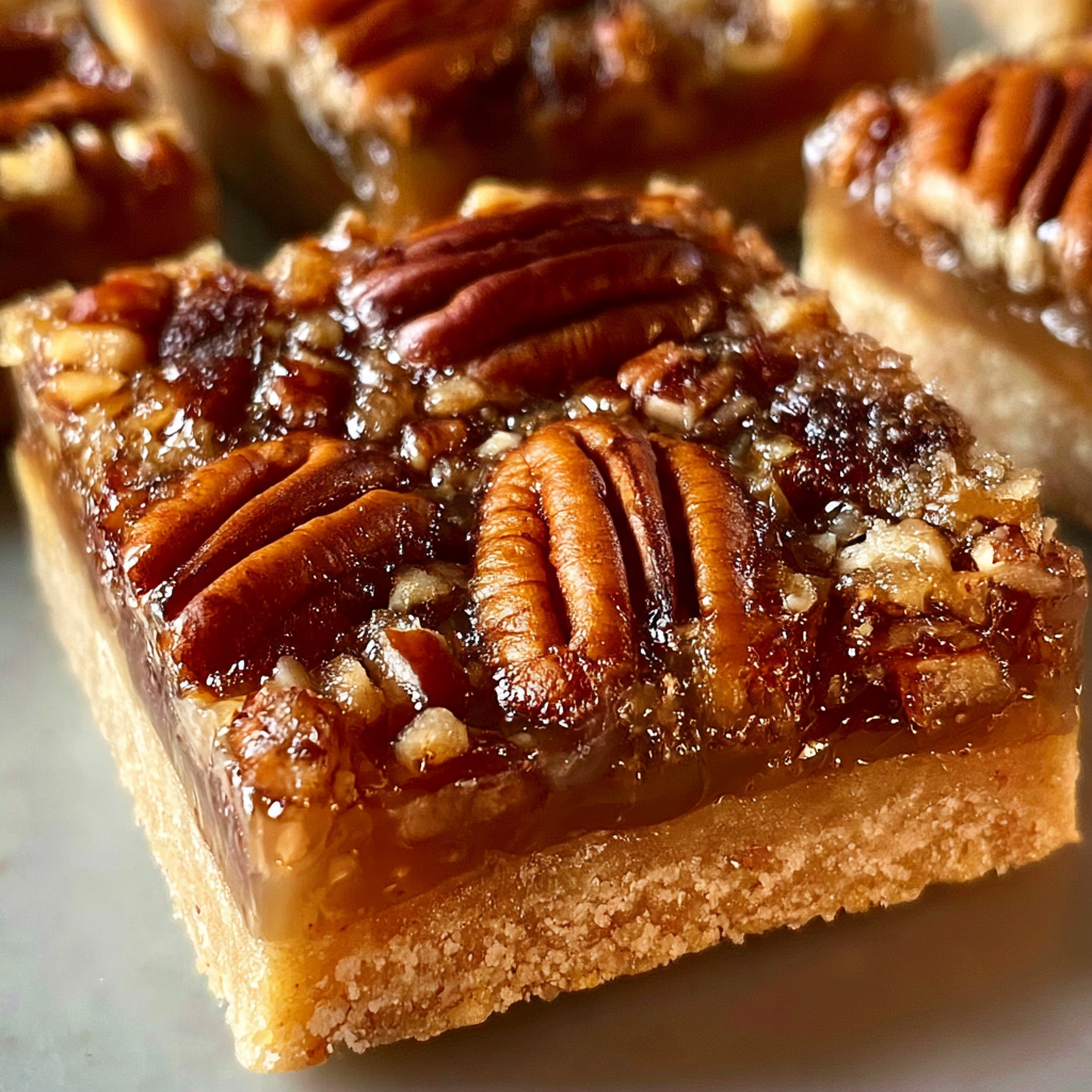 Lazy Girl Pecan Pie Bars