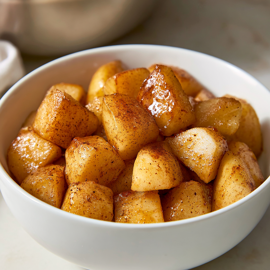 Microwave Cinnamon Baked Apples