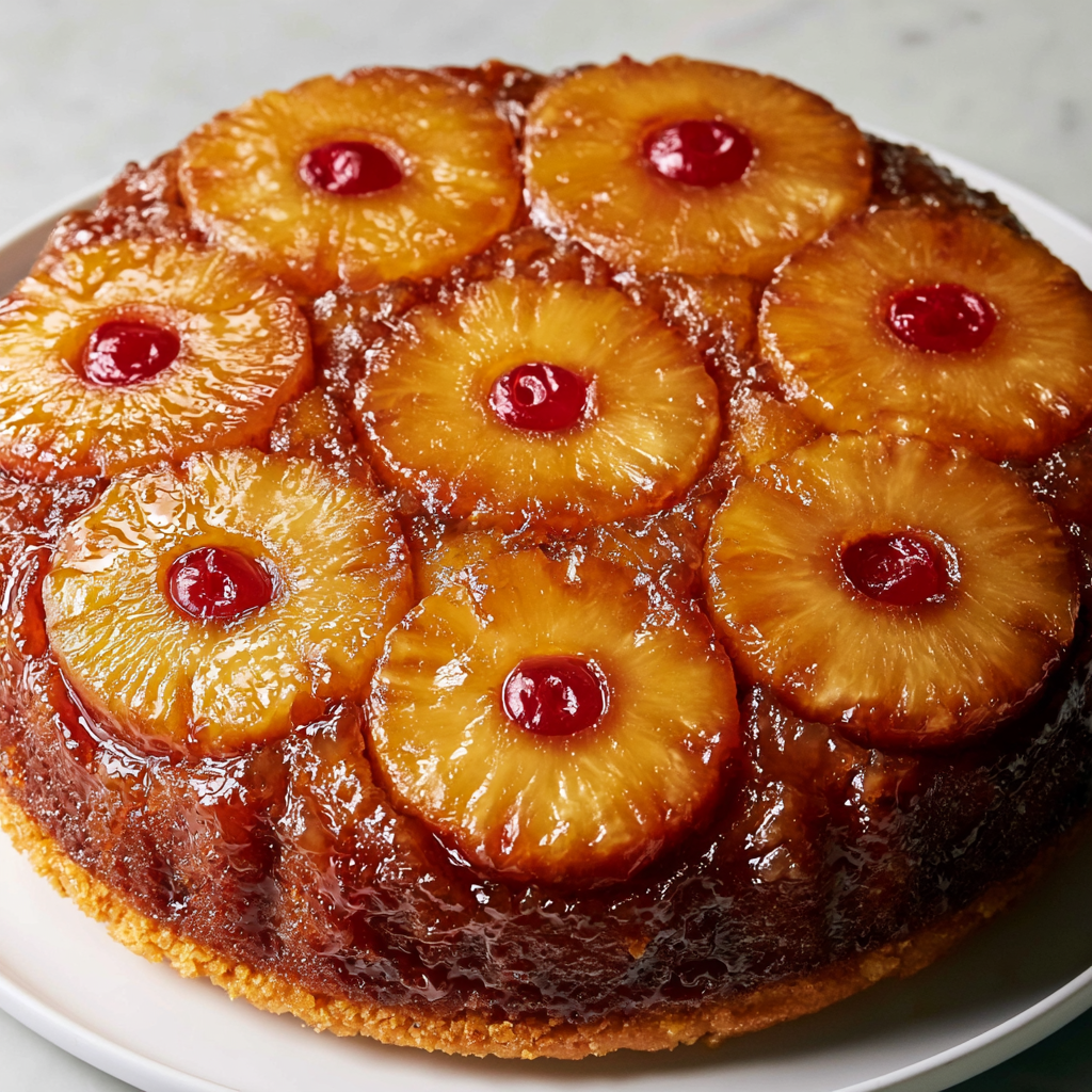 Cast-Iron Pineapple Upside-Down Cake
