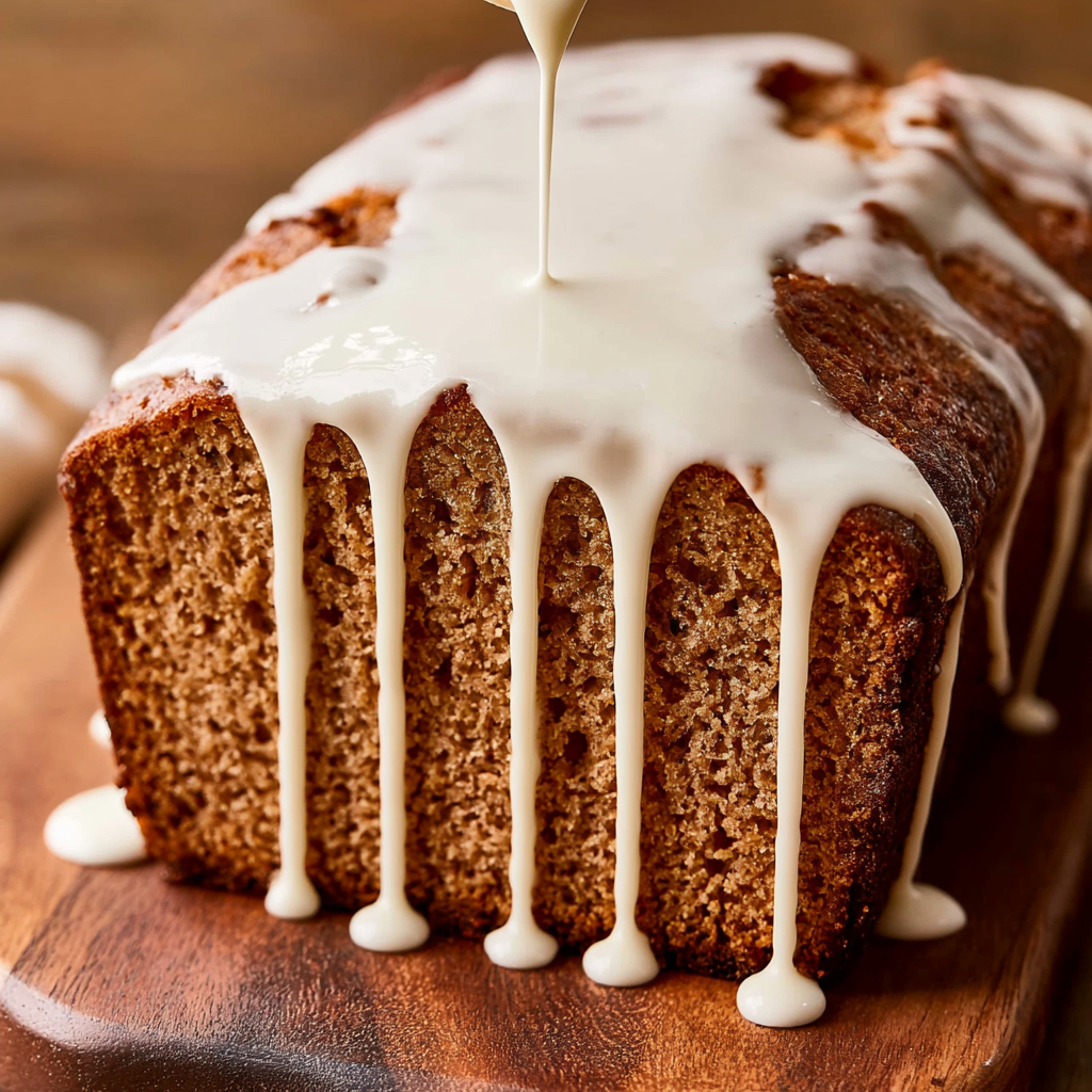 Pumpkin Bread with Maple Glaze