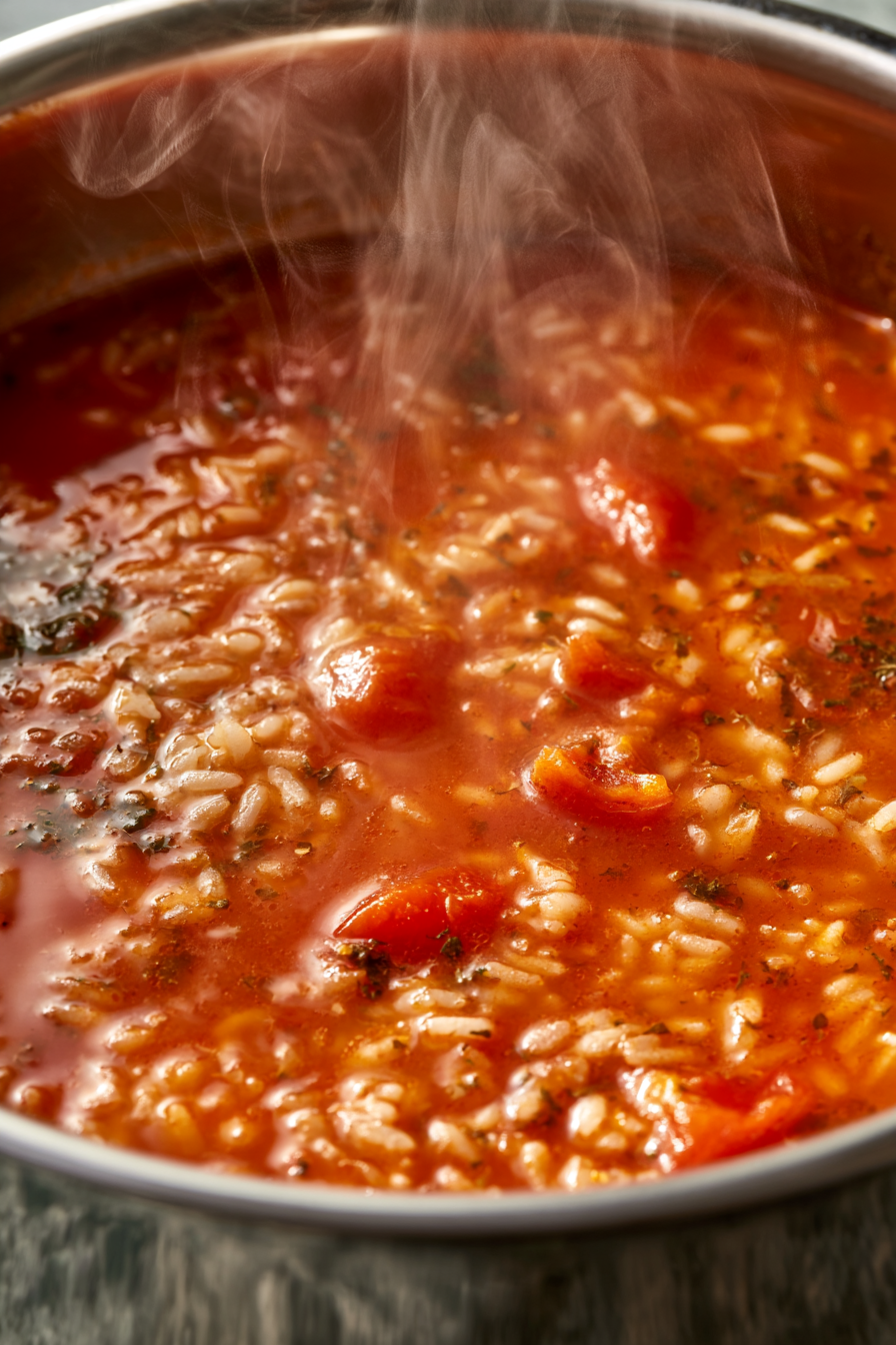 Tomato Soup and Rice